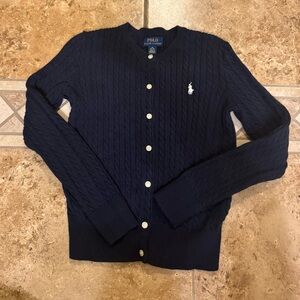 Polo by Ralph Lauren Girls Navy Sweater